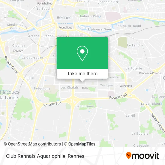 Club Rennais Aquariophile map