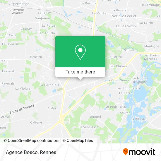 Agence Bosco map