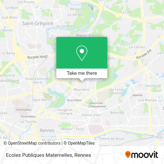 Ecoles Publiques Maternelles map