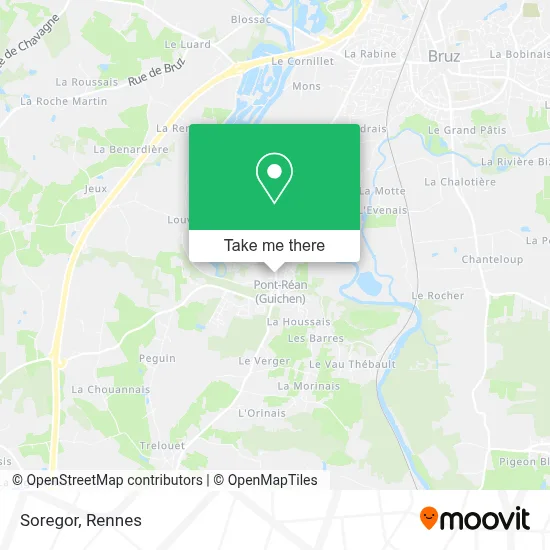 Mapa Soregor