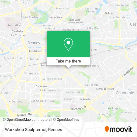 Workshop Sculptemoi map