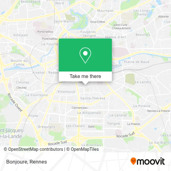 Bonjoure map