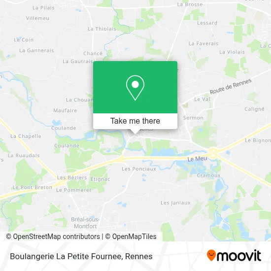 Boulangerie La Petite Fournee map