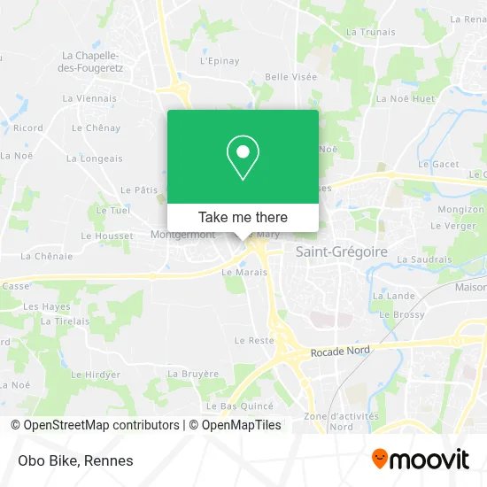 Obo Bike map