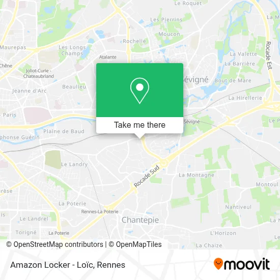 Amazon Locker - Loïc map