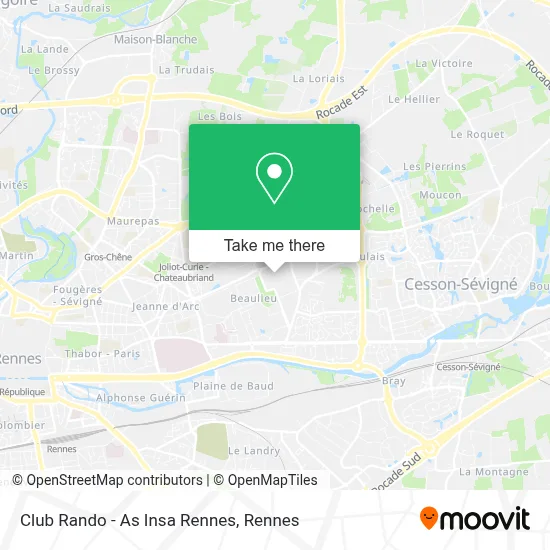 Club Rando - As Insa Rennes map
