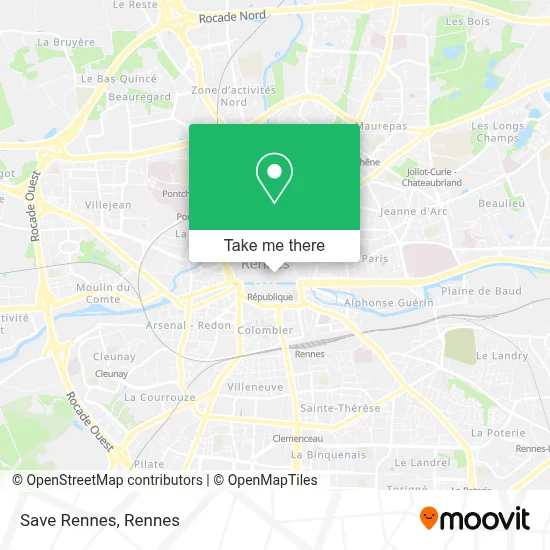 Save Rennes map