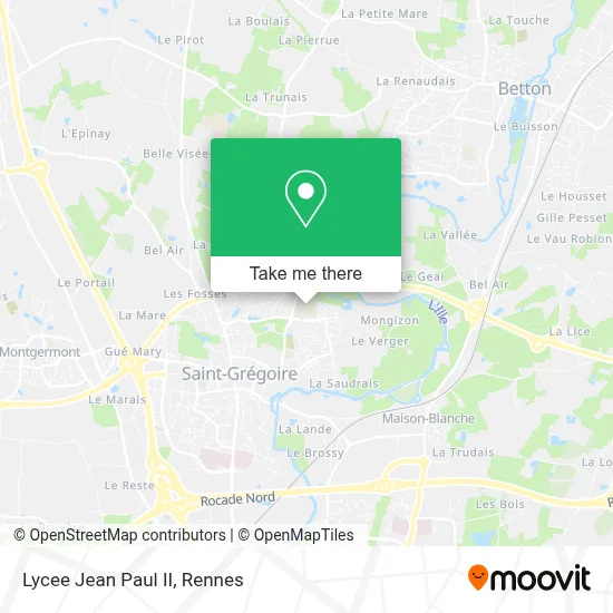 Lycee Jean Paul II map
