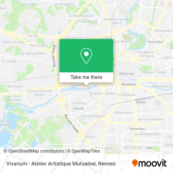 Vivarium - Atelier Artistique Mutualisé map