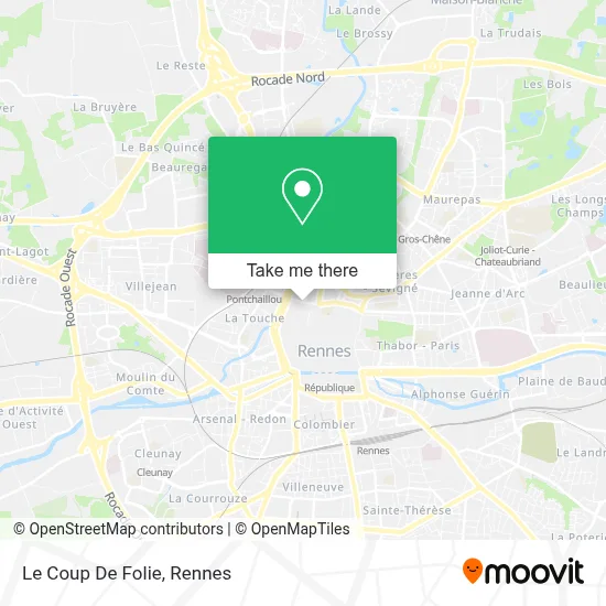 Le Coup De Folie map