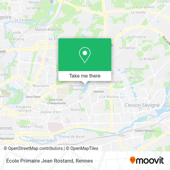École Primaire Jean Rostand map
