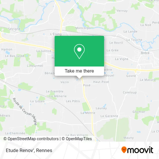 Etude Renov' map