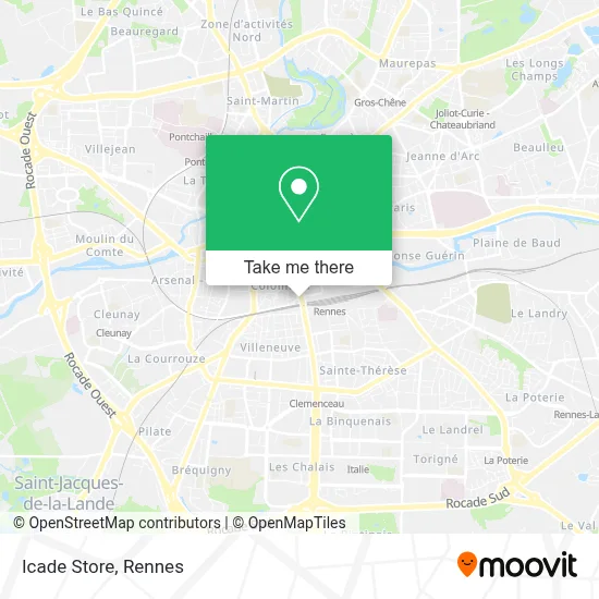 Mapa Icade Store