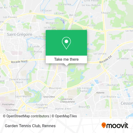 Garden Tennis Club map