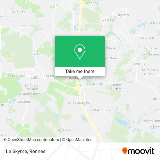 Le Skyme map