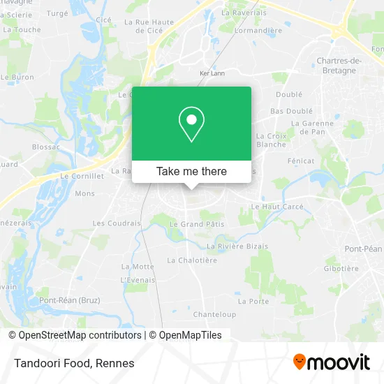 Tandoori Food map