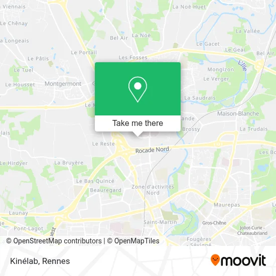 Kinélab map