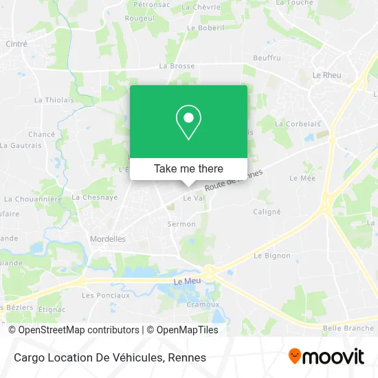 Cargo Location De Véhicules map