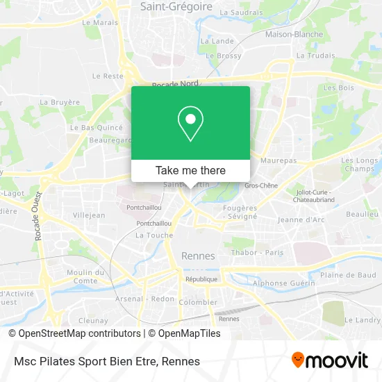 Msc Pilates Sport Bien Etre map