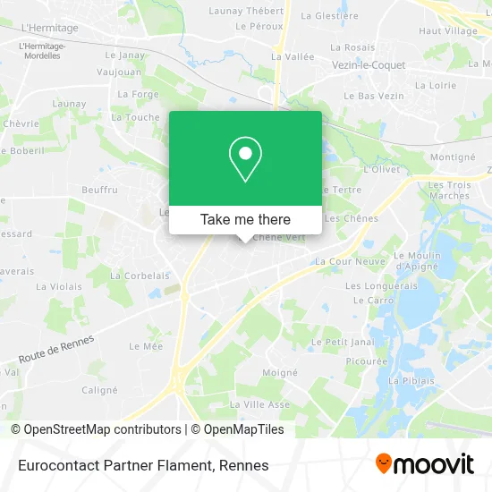 Eurocontact Partner Flament map