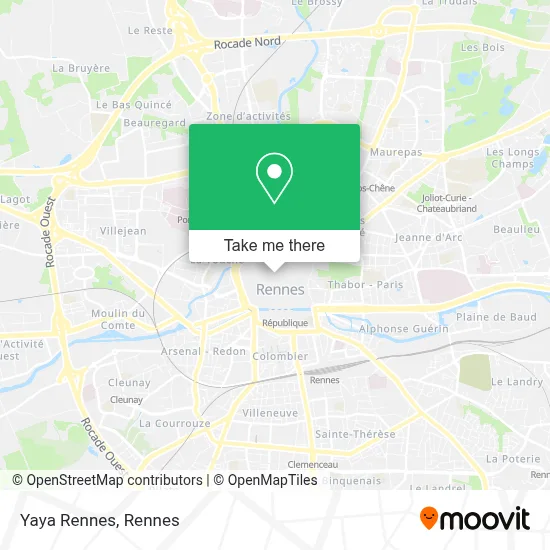 Yaya Rennes map