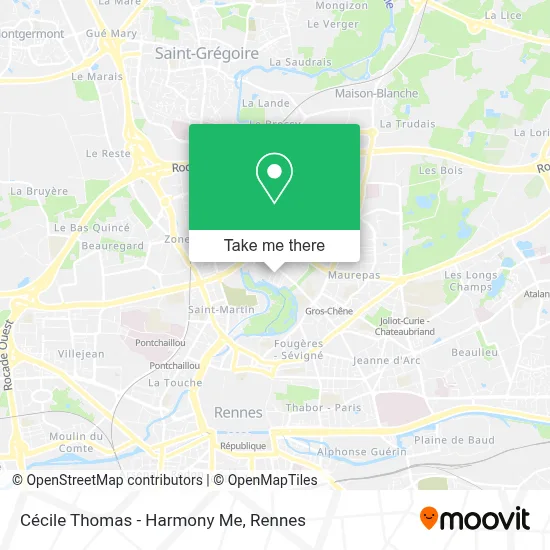Cécile Thomas - Harmony Me map