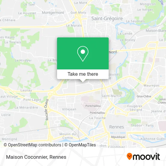 Maison Coconnier map