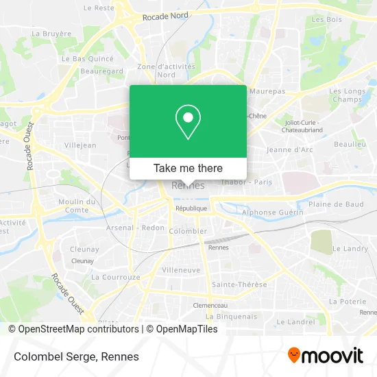 Colombel Serge map