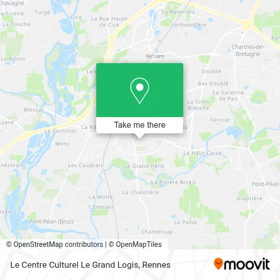 Le Centre Culturel Le Grand Logis map