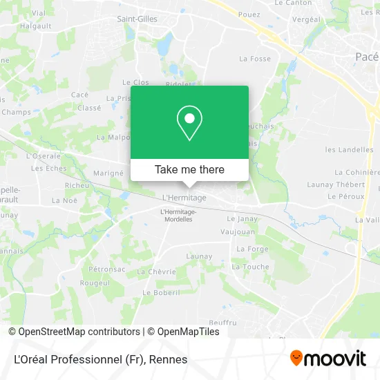 L'Oréal Professionnel (Fr) map