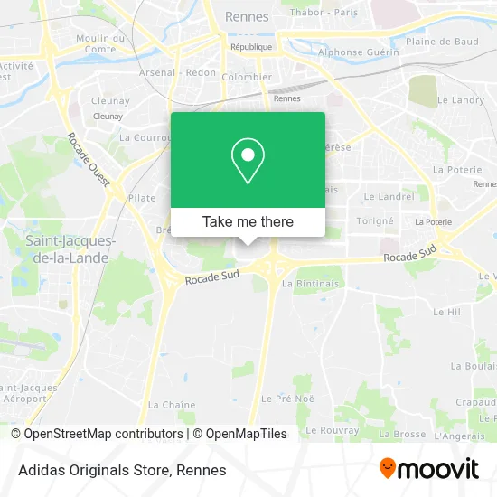 Adidas Originals Store map