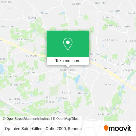 Opticien Saint-Gilles - Optic 2000 map