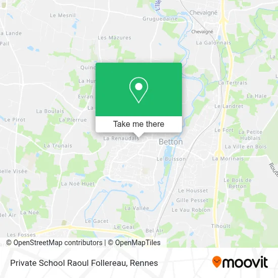 Private School Raoul Follereau map