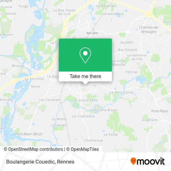 Boulangerie Couedic map