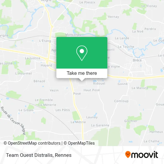 Team Ouest Distralis map