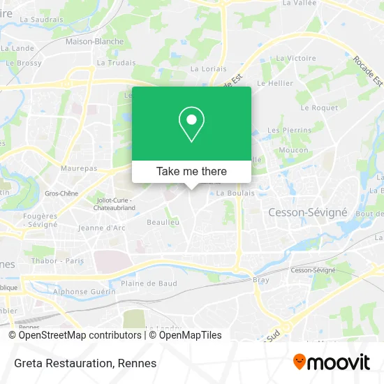Greta Restauration map