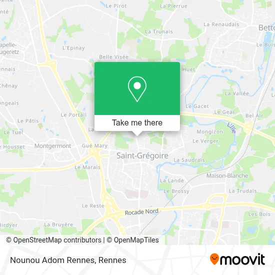 Nounou Adom Rennes map