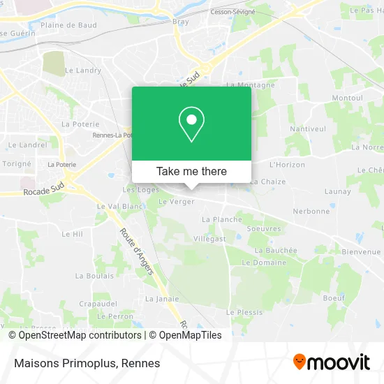 Maisons Primoplus map