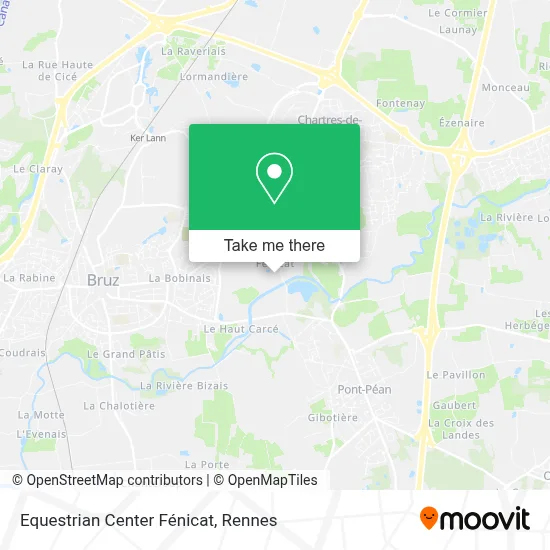Equestrian Center Fénicat map