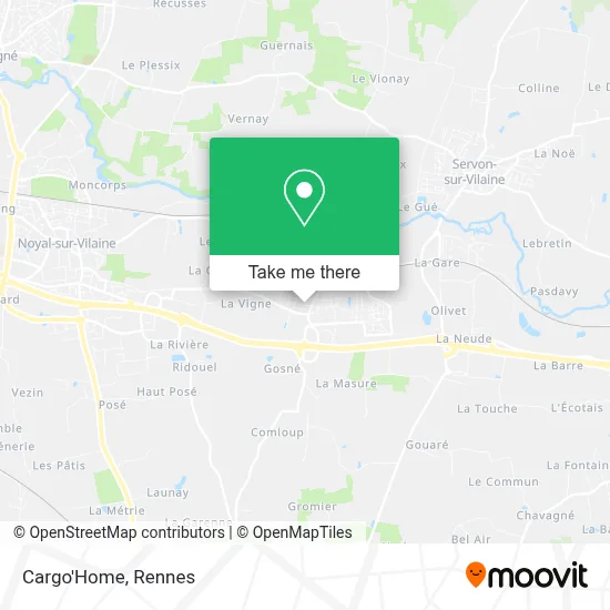 Cargo'Home map