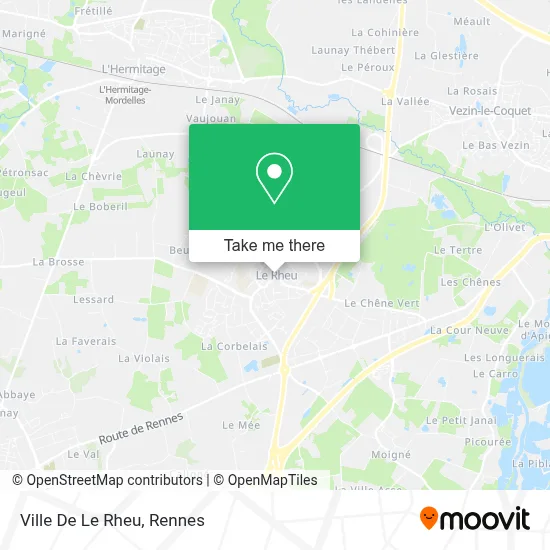 Ville De Le Rheu map