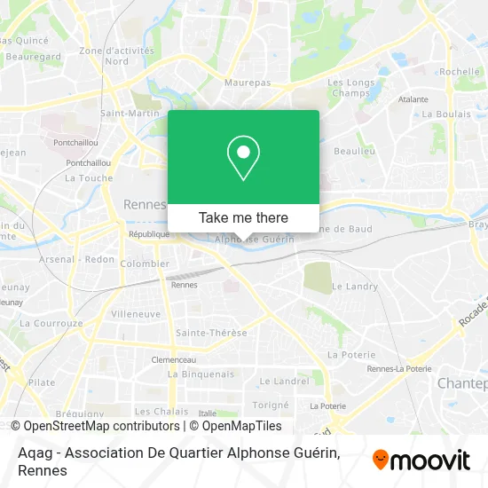 Aqag - Association De Quartier Alphonse Guérin map