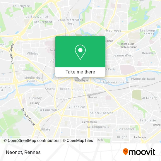 Neonot map