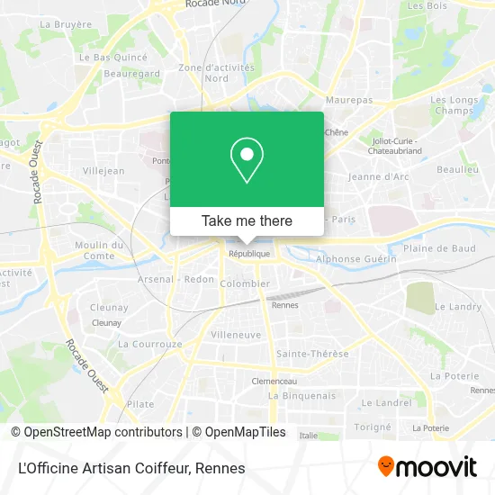 L'Officine Artisan Coiffeur map