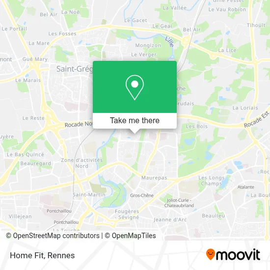 Home Fit map