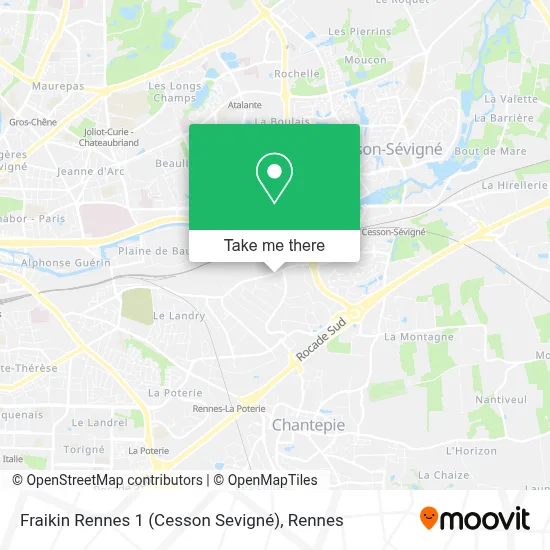 Fraikin Rennes 1 (Cesson Sevigné) map