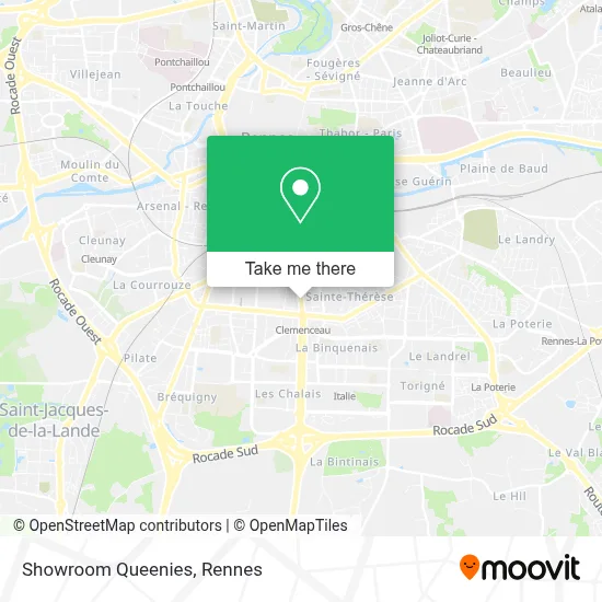 Showroom Queenies map