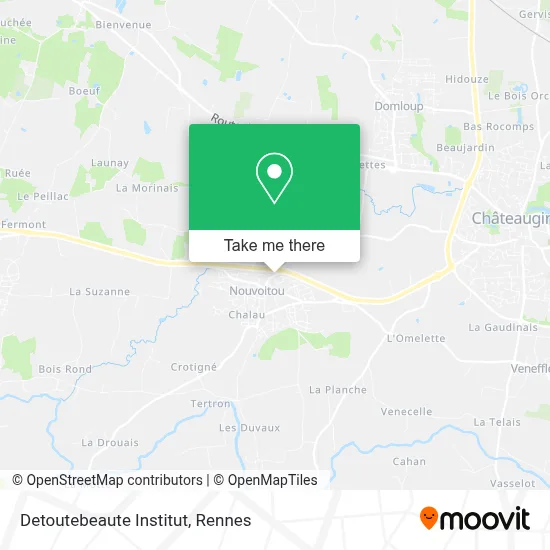 Detoutebeaute Institut map