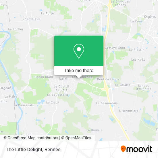 Le Petit Délice map
