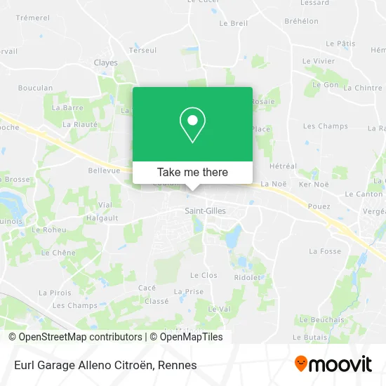 Eurl Garage Alleno Citroën map